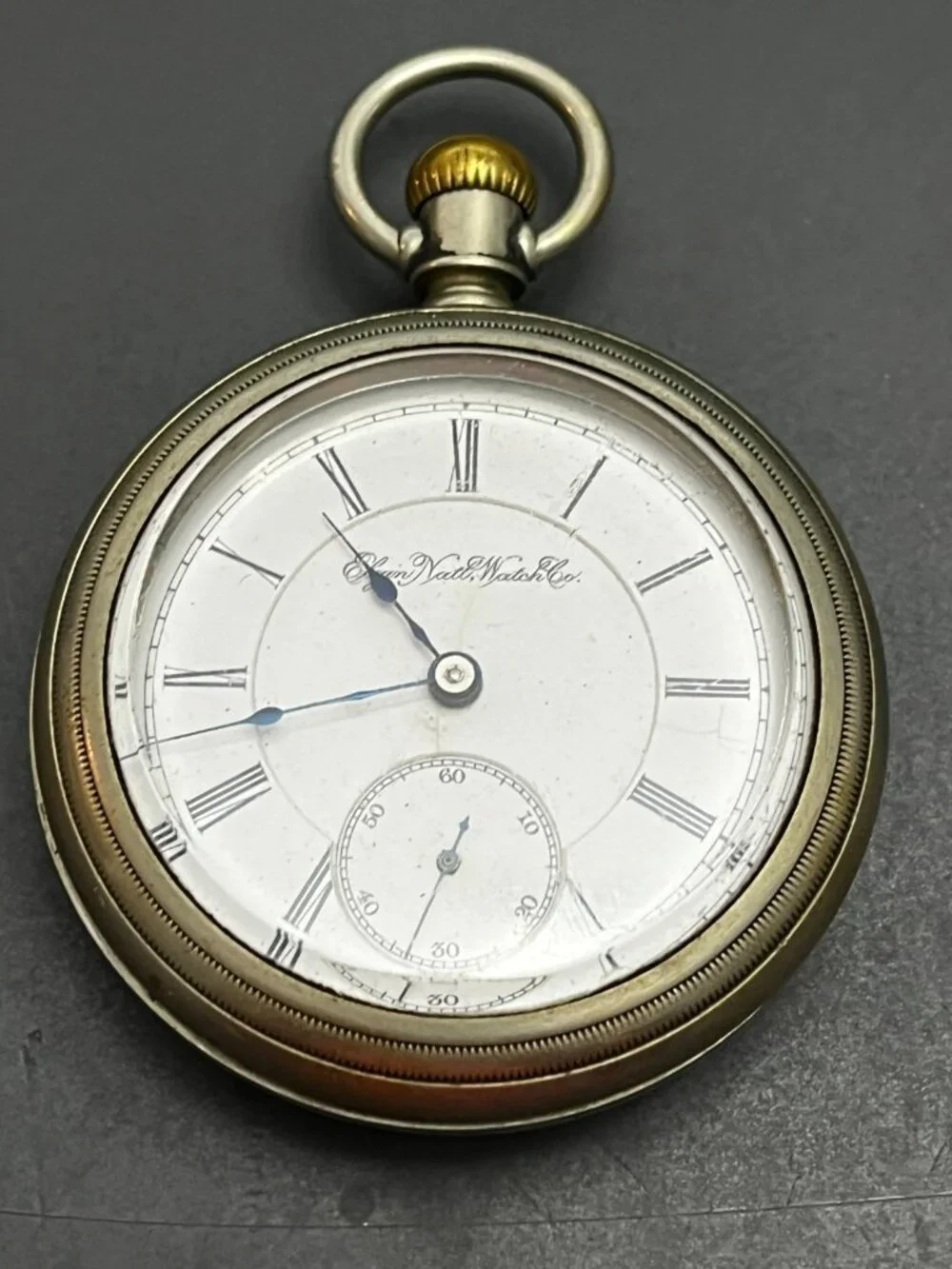 1895 VINTAGE ELGIN POCKET WATCH CRESCENT Case 73 Model 5 18S 7J 4 repair